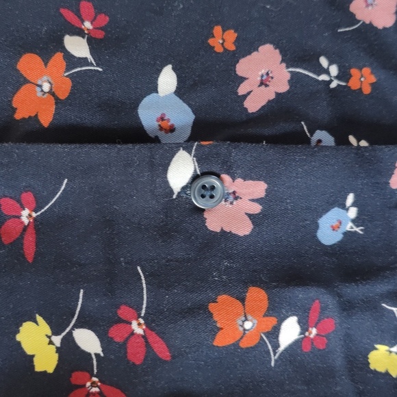 NAVY BLUE FLORAL DRESS - Picture 6 of 7